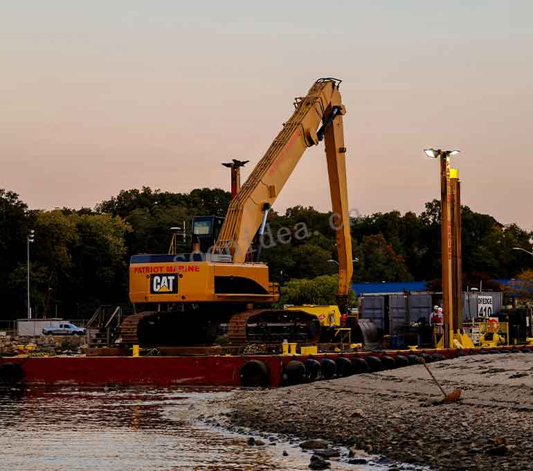 Backhoe excavator
